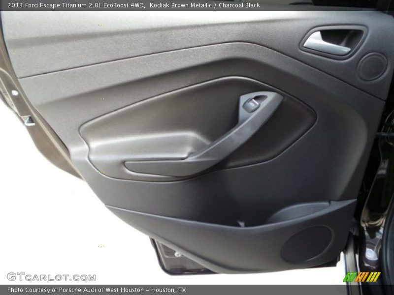Kodiak Brown Metallic / Charcoal Black 2013 Ford Escape Titanium 2.0L EcoBoost 4WD