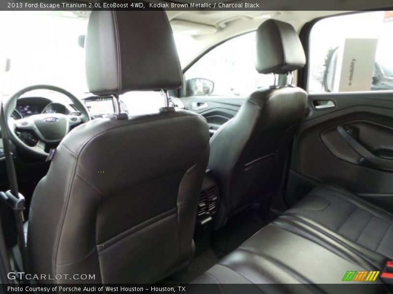Kodiak Brown Metallic / Charcoal Black 2013 Ford Escape Titanium 2.0L EcoBoost 4WD