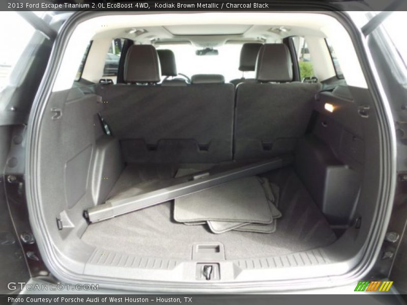 Kodiak Brown Metallic / Charcoal Black 2013 Ford Escape Titanium 2.0L EcoBoost 4WD