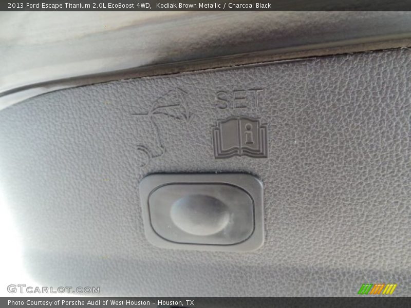 Kodiak Brown Metallic / Charcoal Black 2013 Ford Escape Titanium 2.0L EcoBoost 4WD