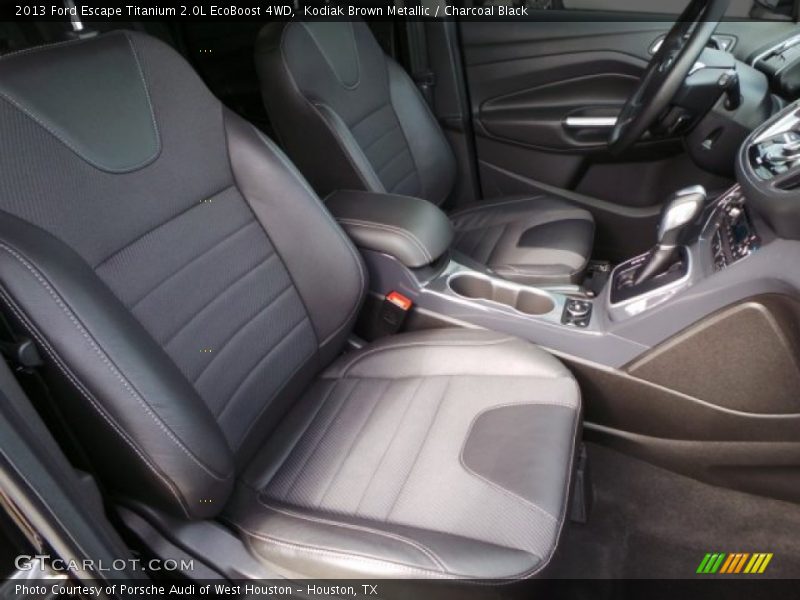 Kodiak Brown Metallic / Charcoal Black 2013 Ford Escape Titanium 2.0L EcoBoost 4WD