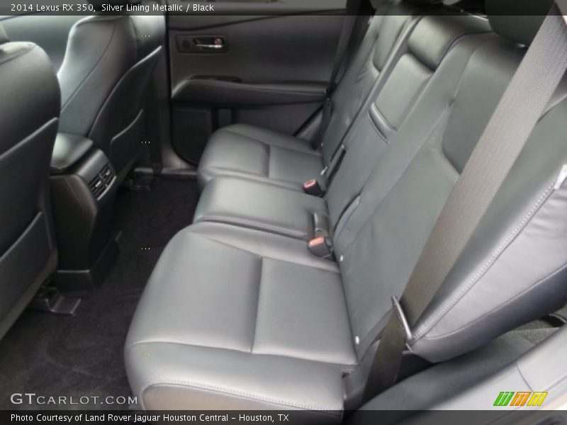 Rear Seat of 2014 RX 350