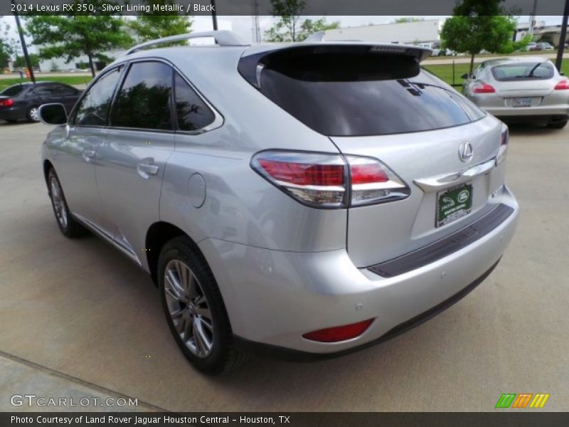 Silver Lining Metallic / Black 2014 Lexus RX 350