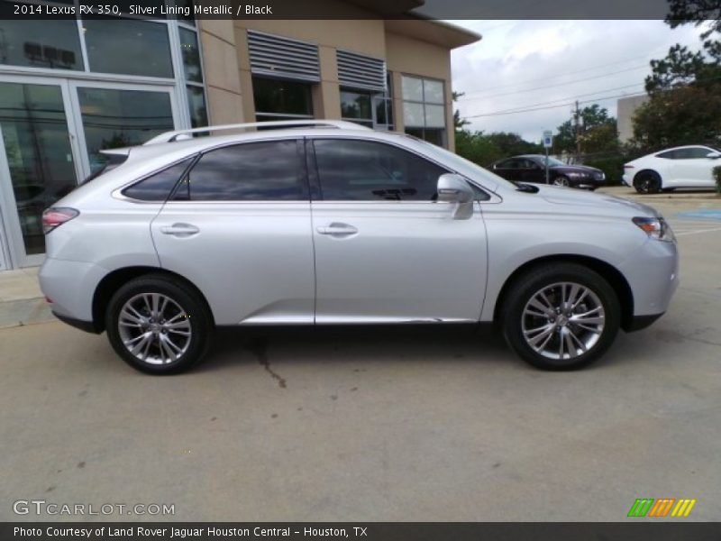 Silver Lining Metallic / Black 2014 Lexus RX 350