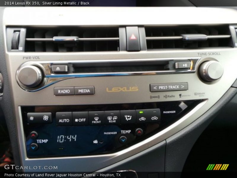 Controls of 2014 RX 350