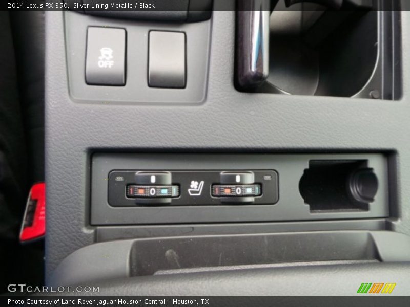 Controls of 2014 RX 350