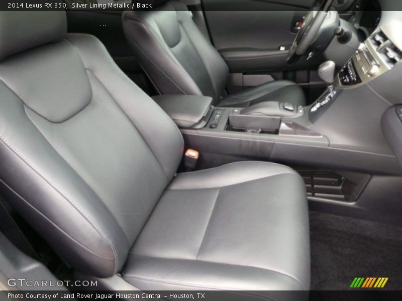 Front Seat of 2014 RX 350
