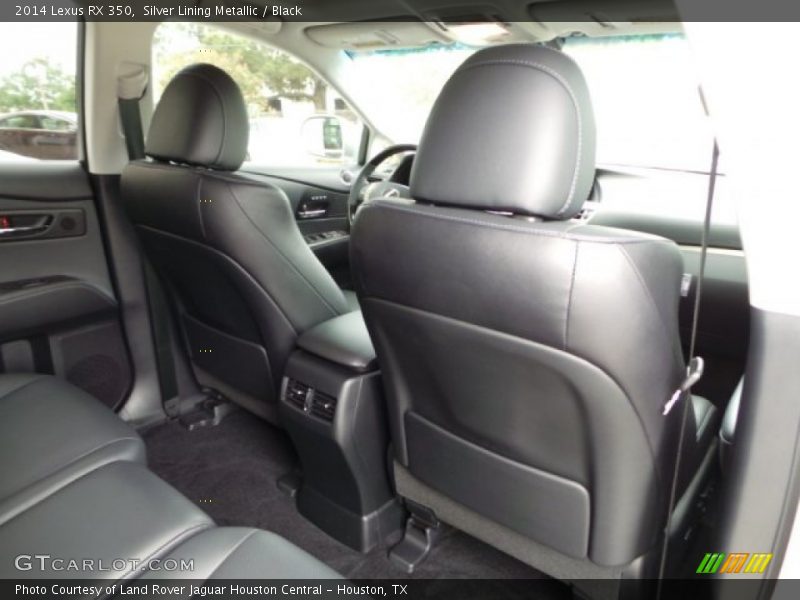 Rear Seat of 2014 RX 350