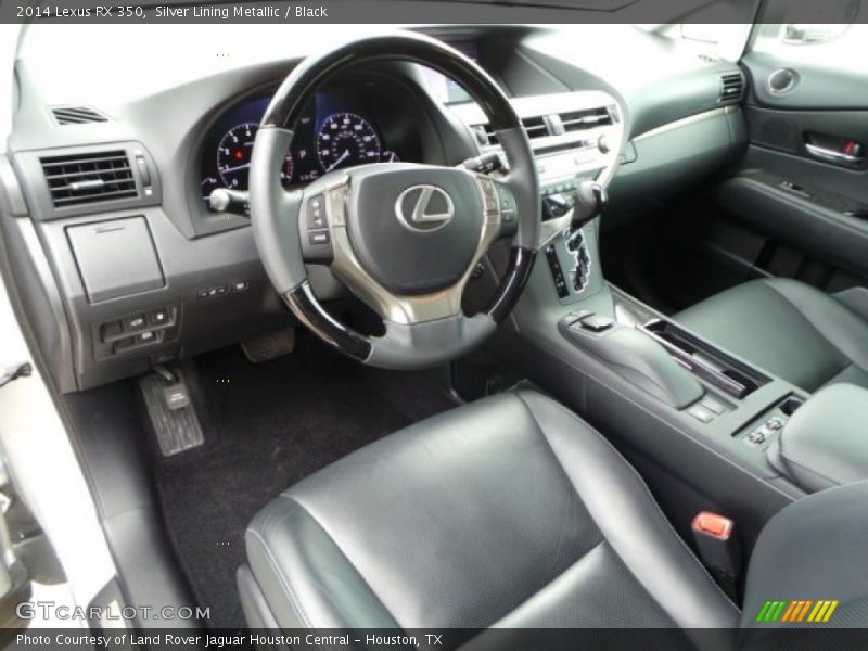 Black Interior - 2014 RX 350 