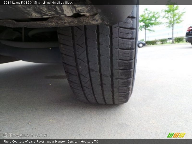 Silver Lining Metallic / Black 2014 Lexus RX 350