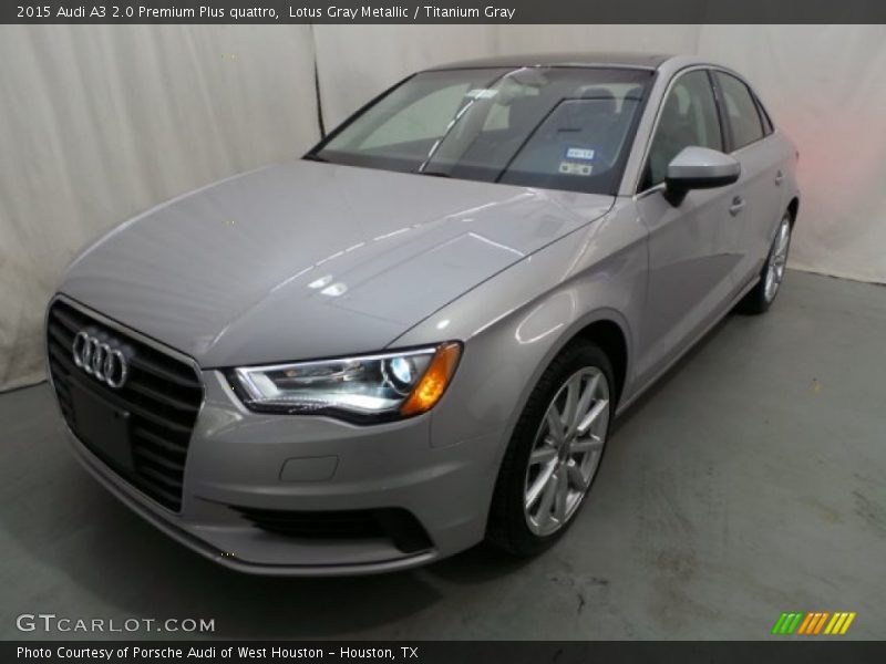 Lotus Gray Metallic / Titanium Gray 2015 Audi A3 2.0 Premium Plus quattro