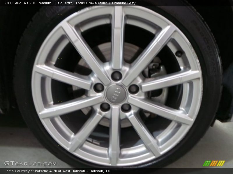 Lotus Gray Metallic / Titanium Gray 2015 Audi A3 2.0 Premium Plus quattro