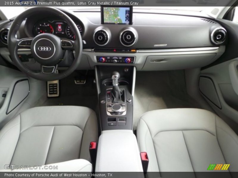 Lotus Gray Metallic / Titanium Gray 2015 Audi A3 2.0 Premium Plus quattro