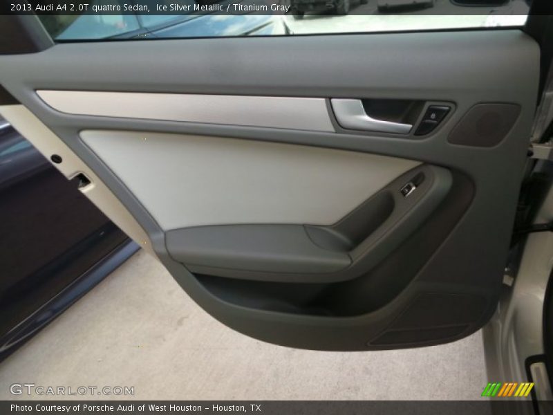 Ice Silver Metallic / Titanium Gray 2013 Audi A4 2.0T quattro Sedan