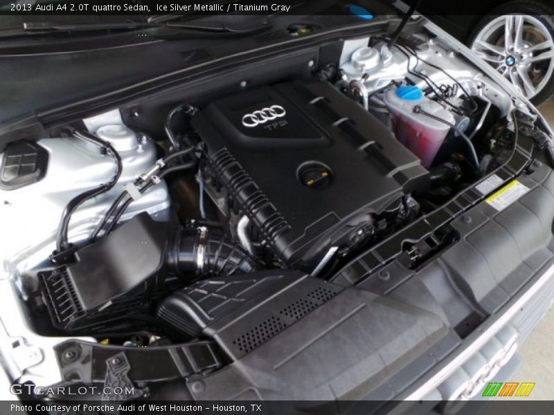 Ice Silver Metallic / Titanium Gray 2013 Audi A4 2.0T quattro Sedan