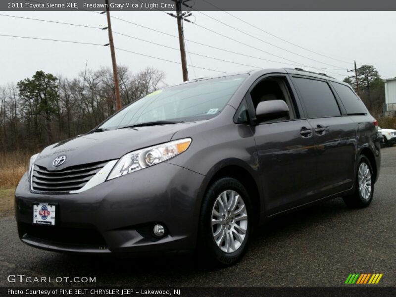 Predawn Gray Mica / Light Gray 2011 Toyota Sienna XLE