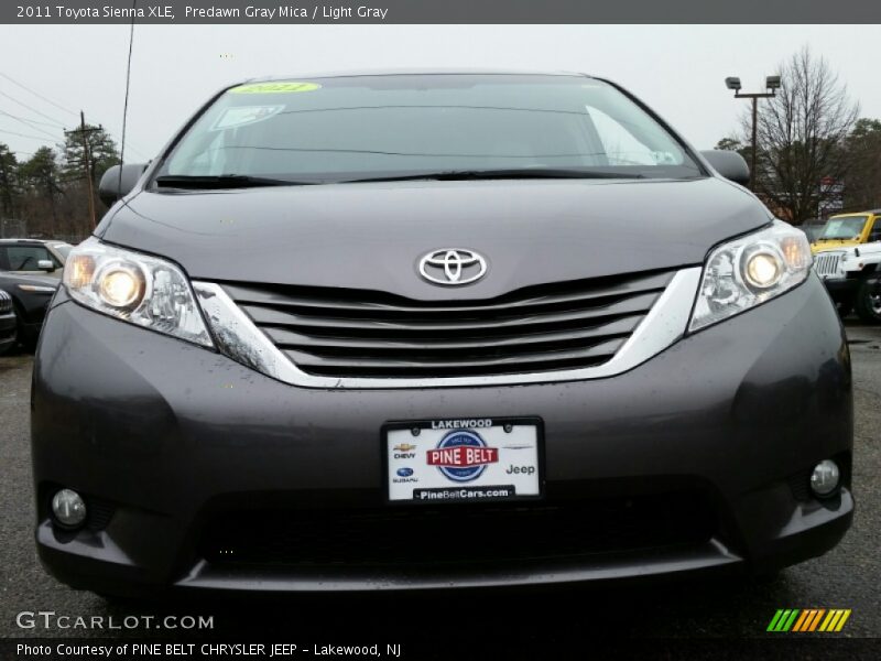 Predawn Gray Mica / Light Gray 2011 Toyota Sienna XLE