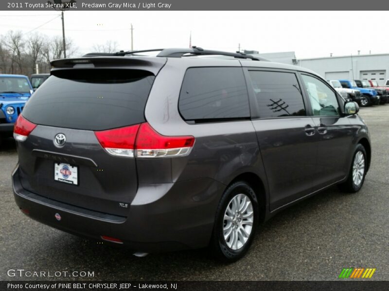 Predawn Gray Mica / Light Gray 2011 Toyota Sienna XLE