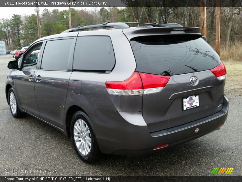 Predawn Gray Mica / Light Gray 2011 Toyota Sienna XLE