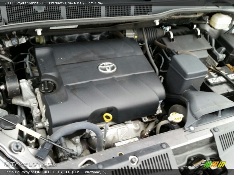Predawn Gray Mica / Light Gray 2011 Toyota Sienna XLE