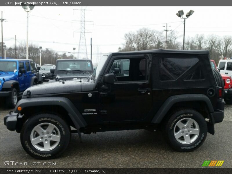 Black / Black 2015 Jeep Wrangler Sport 4x4