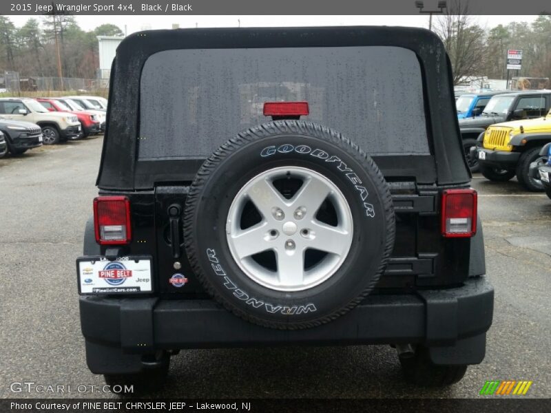 Black / Black 2015 Jeep Wrangler Sport 4x4
