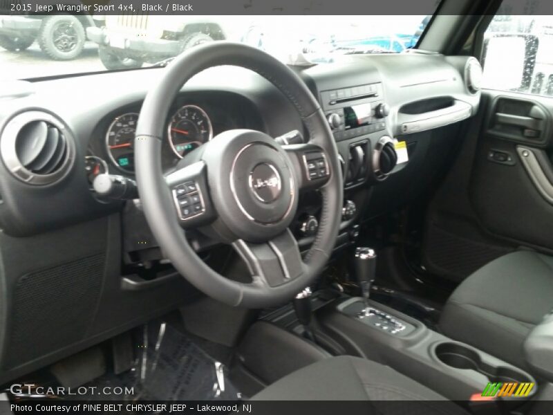 Black / Black 2015 Jeep Wrangler Sport 4x4