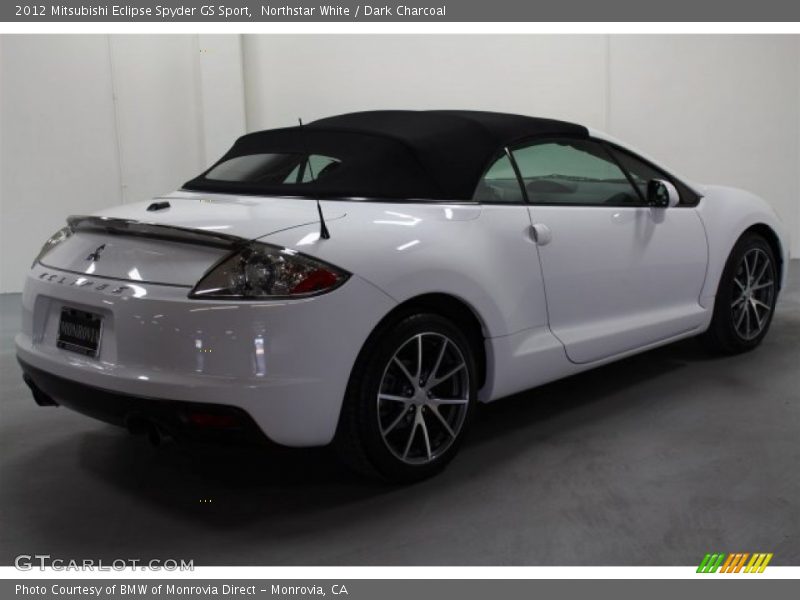 Northstar White / Dark Charcoal 2012 Mitsubishi Eclipse Spyder GS Sport