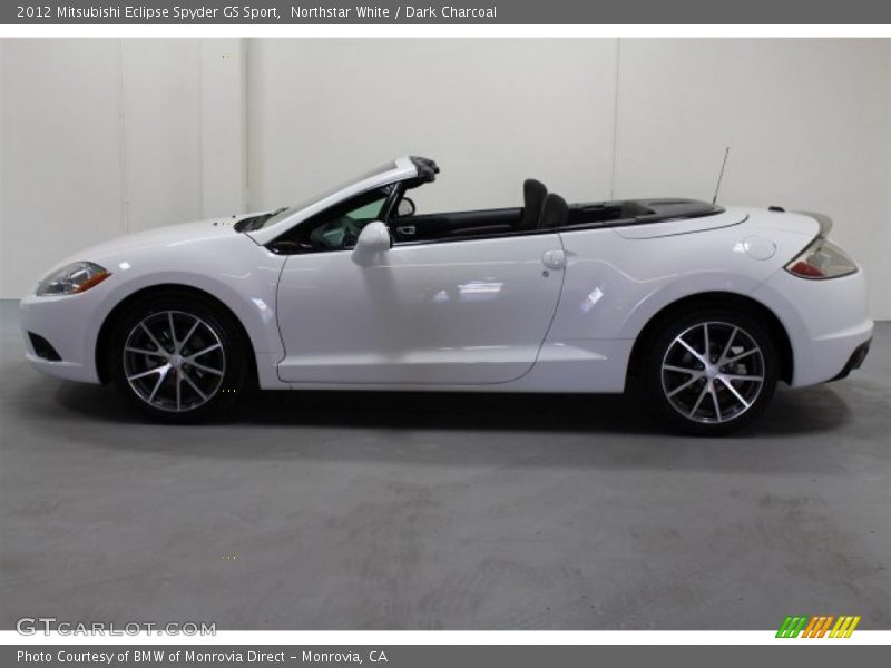 Northstar White / Dark Charcoal 2012 Mitsubishi Eclipse Spyder GS Sport