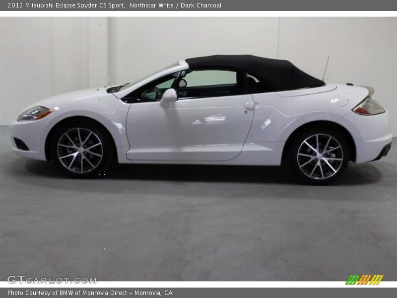 Northstar White / Dark Charcoal 2012 Mitsubishi Eclipse Spyder GS Sport