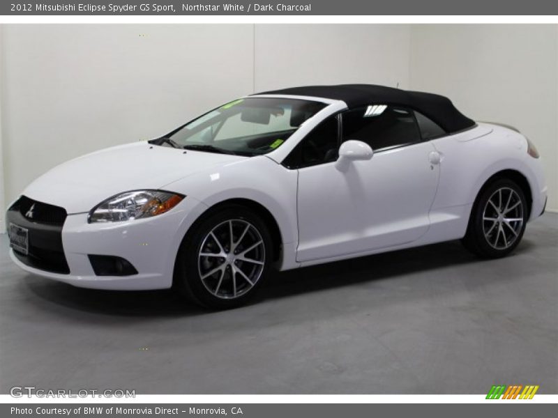 Northstar White / Dark Charcoal 2012 Mitsubishi Eclipse Spyder GS Sport