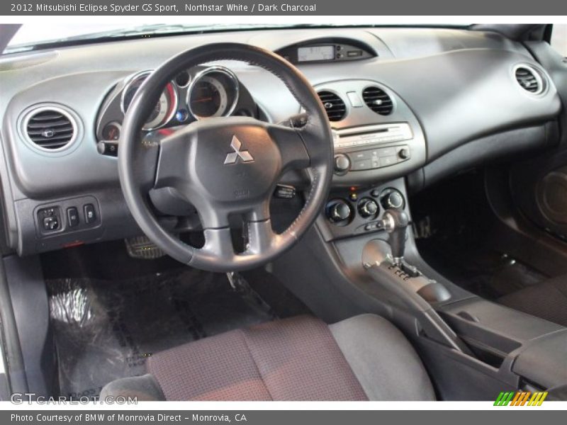 Northstar White / Dark Charcoal 2012 Mitsubishi Eclipse Spyder GS Sport