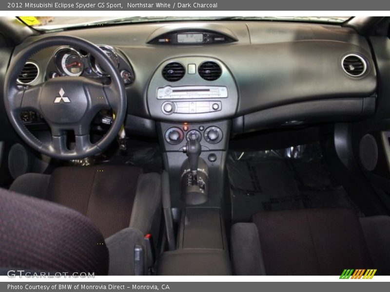 Northstar White / Dark Charcoal 2012 Mitsubishi Eclipse Spyder GS Sport