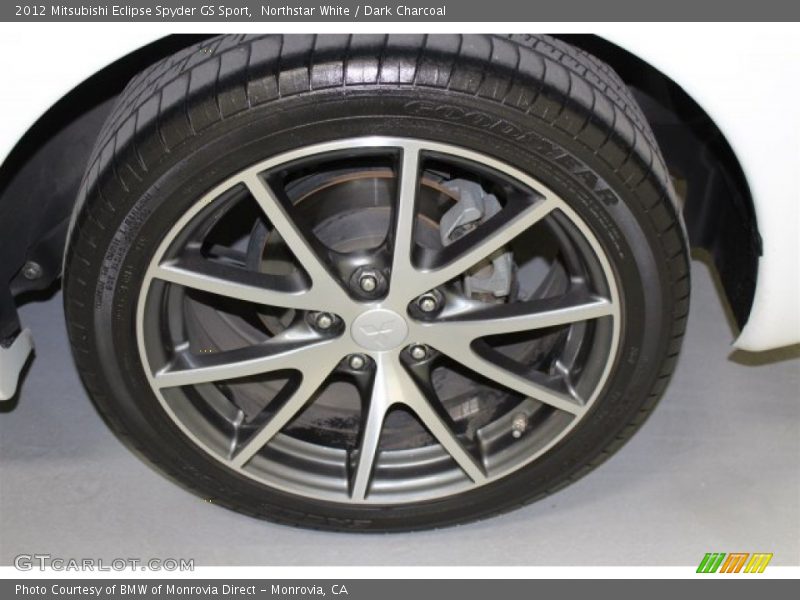 Northstar White / Dark Charcoal 2012 Mitsubishi Eclipse Spyder GS Sport