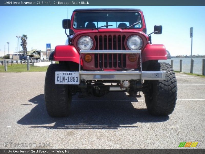 Chilipepper Red / Black 1984 Jeep Scrambler CJ-8 4x4