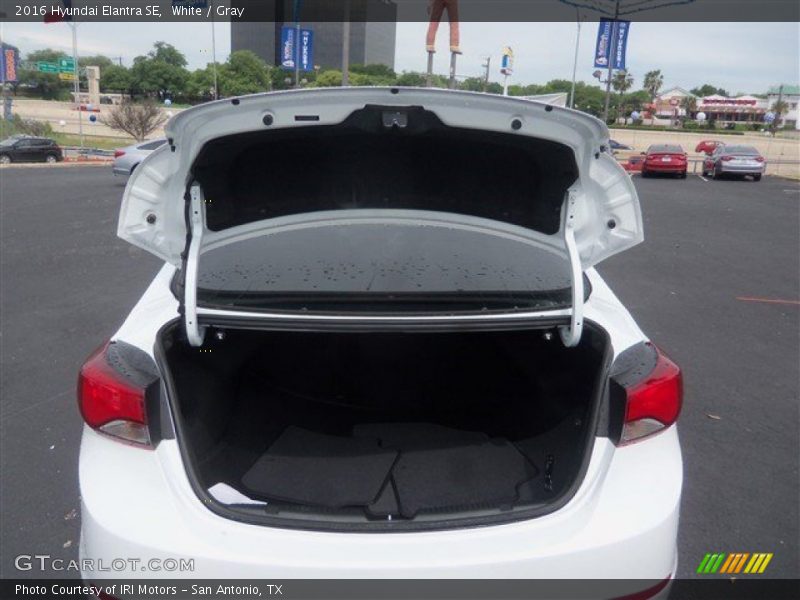 White / Gray 2016 Hyundai Elantra SE