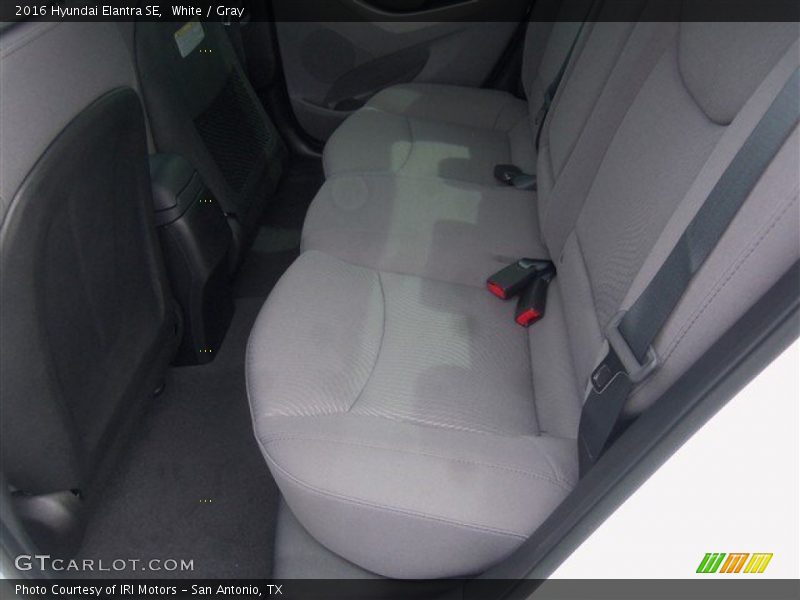 White / Gray 2016 Hyundai Elantra SE