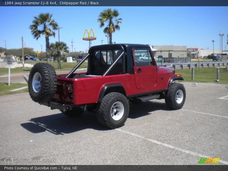 Chilipepper Red / Black 1984 Jeep Scrambler CJ-8 4x4