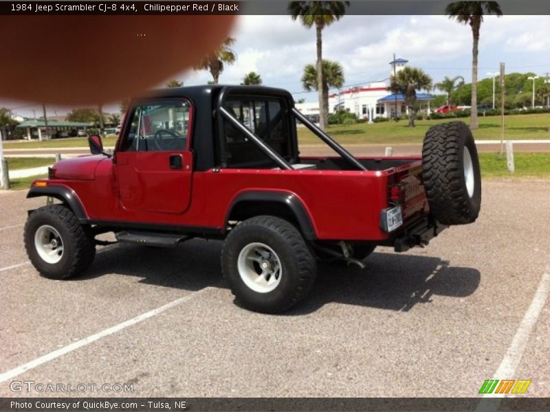 Chilipepper Red / Black 1984 Jeep Scrambler CJ-8 4x4