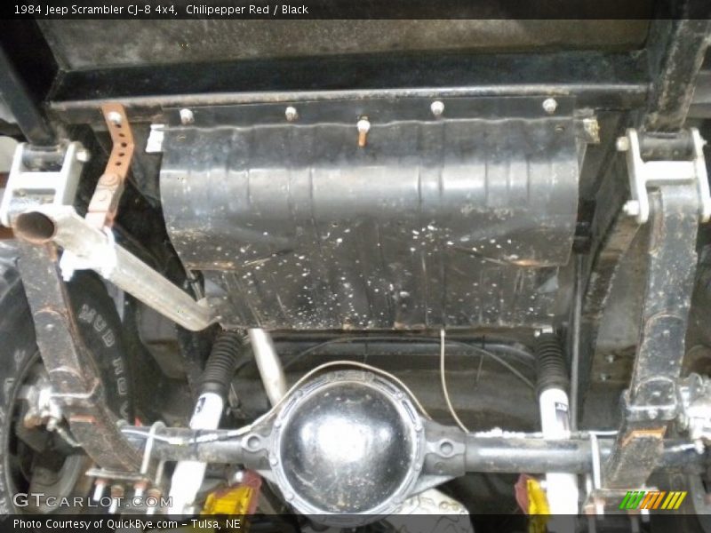 Undercarriage of 1984 Scrambler CJ-8 4x4