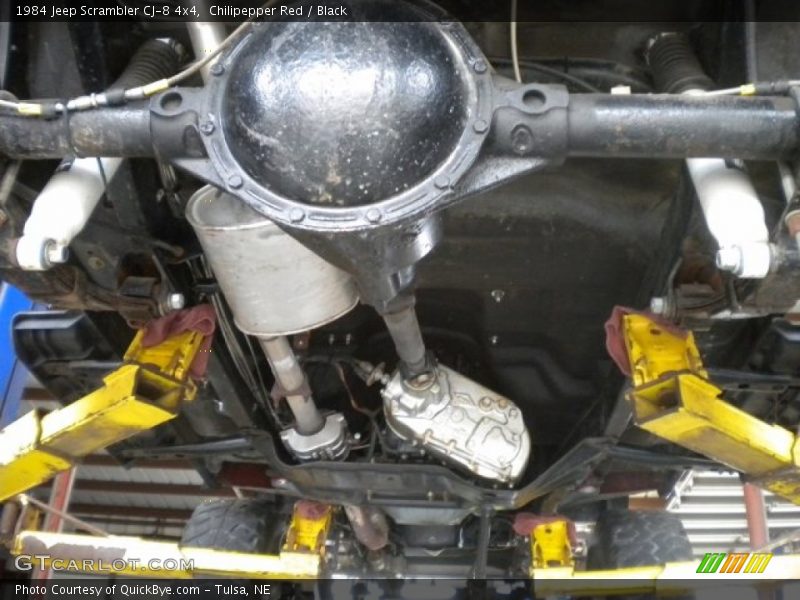 Undercarriage of 1984 Scrambler CJ-8 4x4