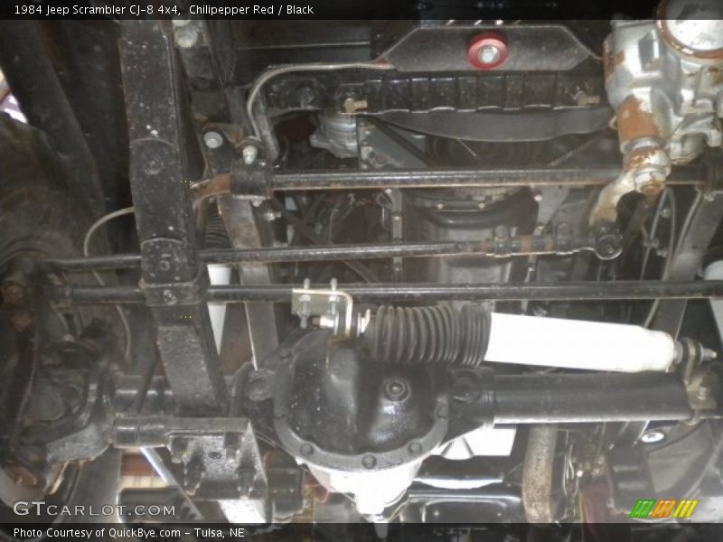 Undercarriage of 1984 Scrambler CJ-8 4x4