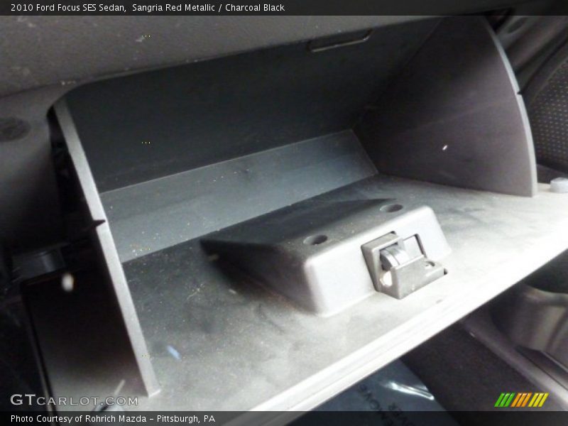 Sangria Red Metallic / Charcoal Black 2010 Ford Focus SES Sedan