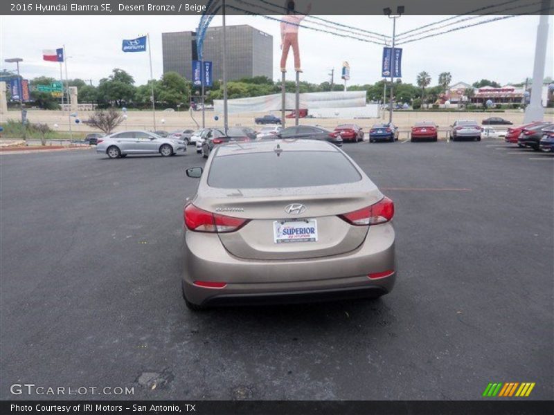 Desert Bronze / Beige 2016 Hyundai Elantra SE