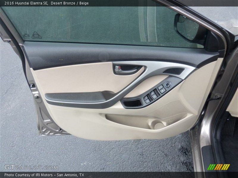 Desert Bronze / Beige 2016 Hyundai Elantra SE