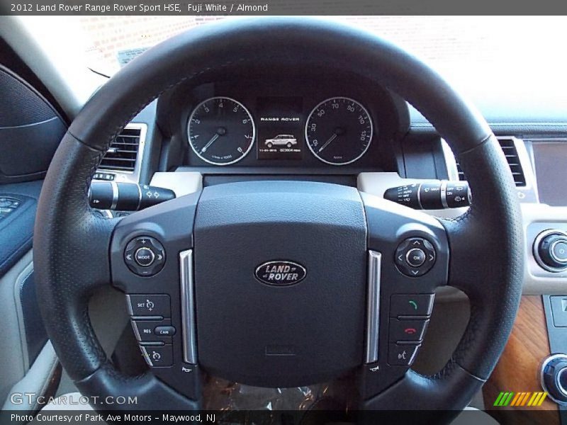  2012 Range Rover Sport HSE Steering Wheel