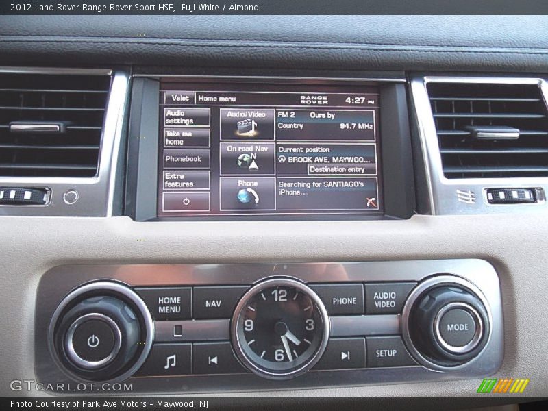 Controls of 2012 Range Rover Sport HSE