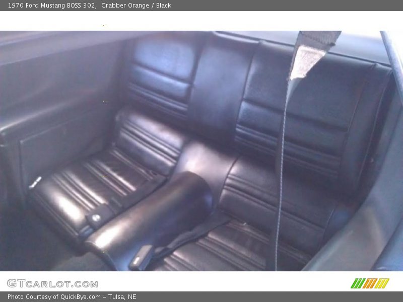 Rear Seat of 1970 Mustang BOSS 302