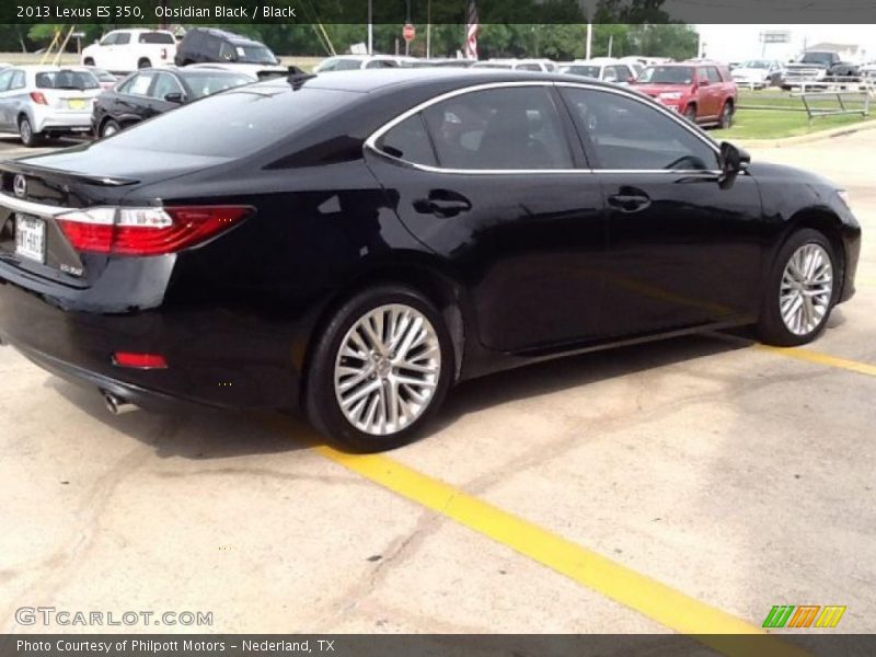 Obsidian Black / Black 2013 Lexus ES 350