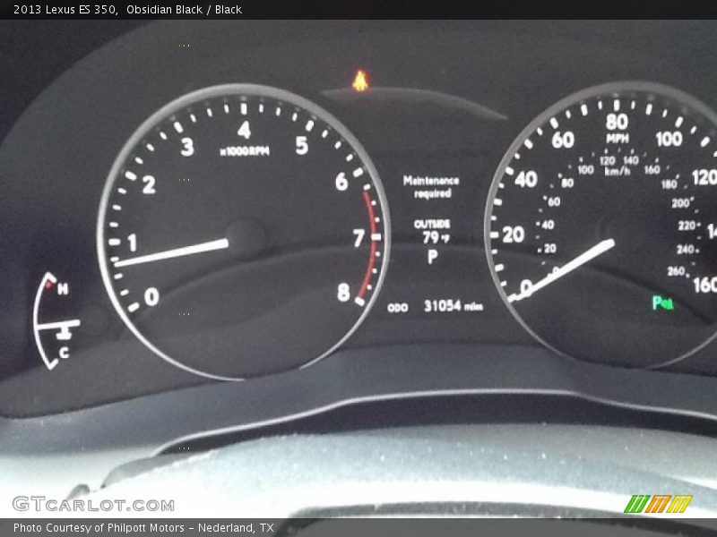 Obsidian Black / Black 2013 Lexus ES 350